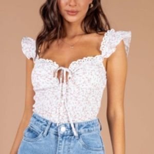 Princess Polly danzel top size 8